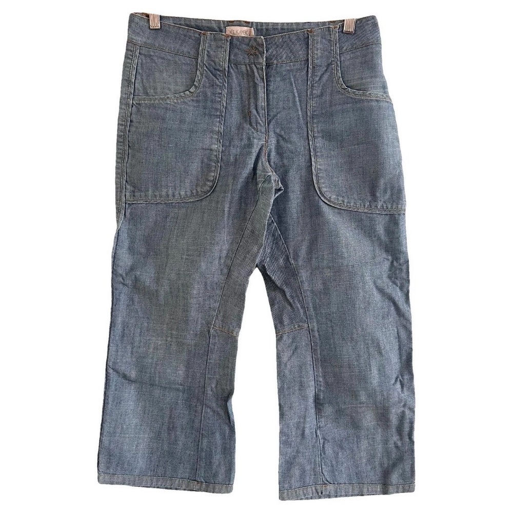 Dice Kayek barrel style cropped jeans size Small